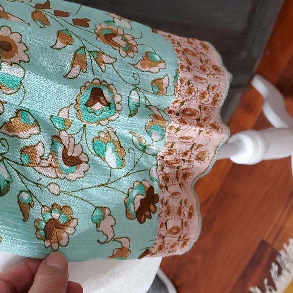 Anthropologie RAGA Shirred Bell Sleeve Crop Top, Size XSMALL, NWT - Picture 6 of 8